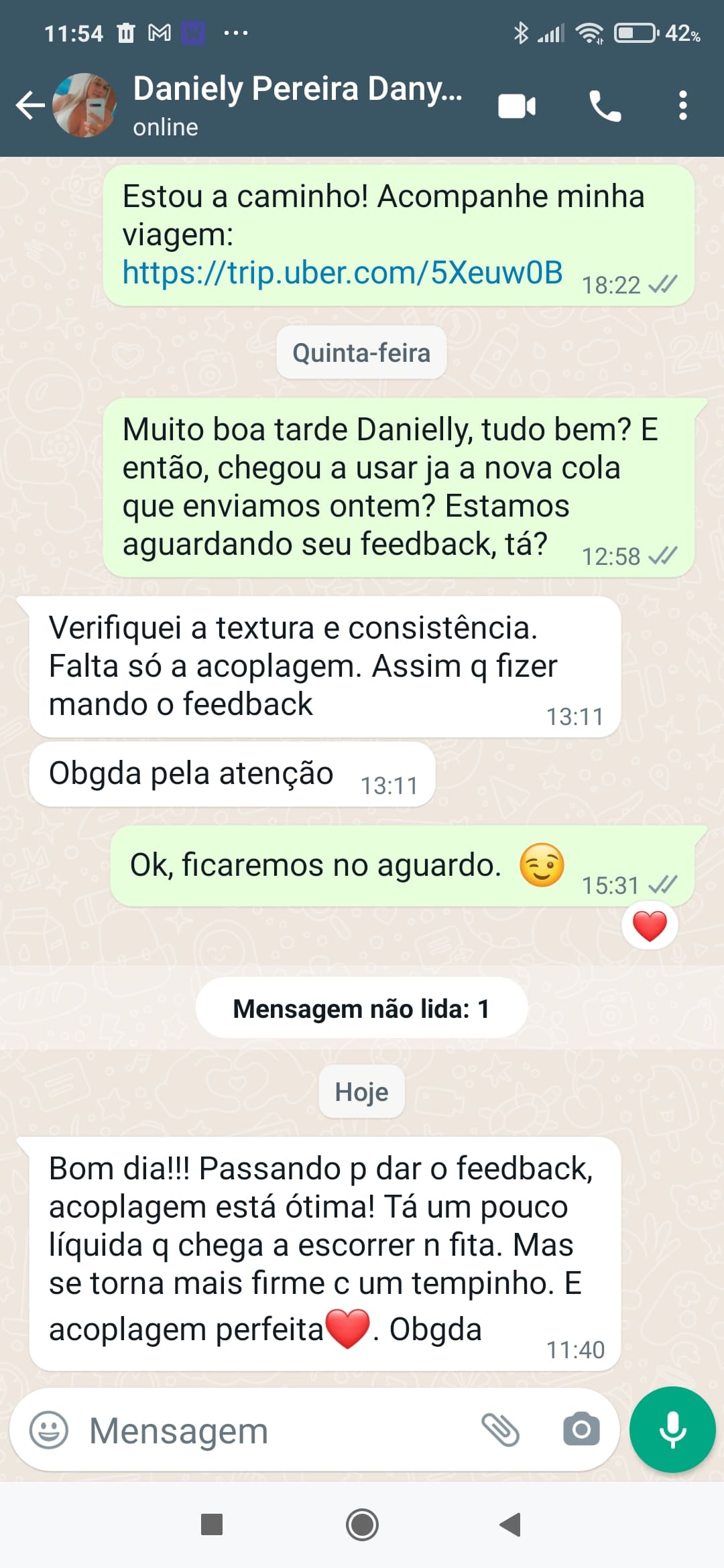 DEPOIMENTO ACOPLAGEM PERFEITA - DANIELLY