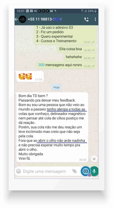 ALERGIA - ARDENCIA - IRRITACAO